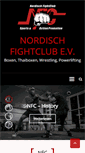 Mobile Screenshot of nordischfightclub.com